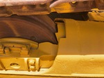 Undercarriage with Left Track Tensioner