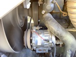 Engine with A/C Compressor