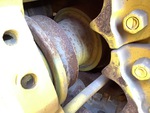 Undercarriage with Left Carrier Rollers