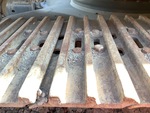 Undercarriage with Left Track Pads