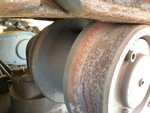 Undercarriage with Left Track Rollers