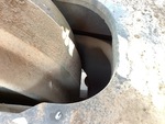 Undercarriage with Left Track Tensioner