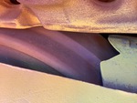 Undercarriage with Left Front Idler