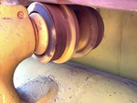 Undercarriage with Left Track Rollers