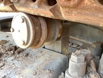 Undercarriage with Left Track Rollers