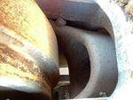 Undercarriage with Left Track Tensioner