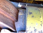 Undercarriage with Left Track Tensioner