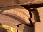 Undercarriage with Left Front Idler