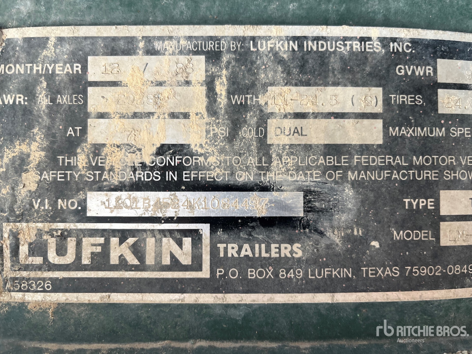 General Appearance with Seriennummer / FIN