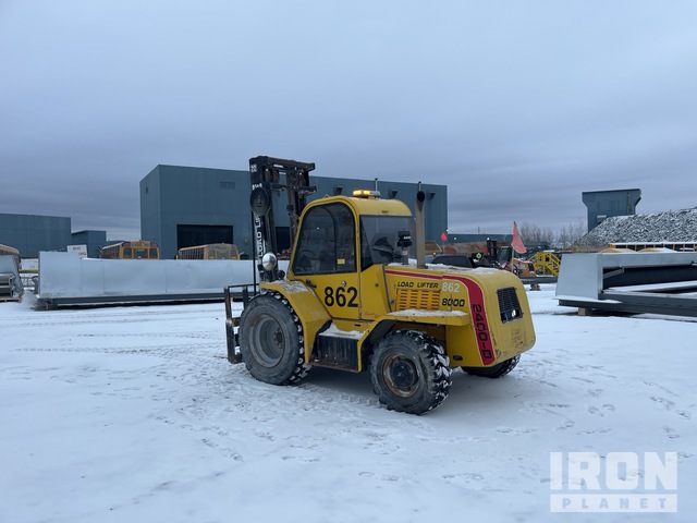 2006 Loadlifter 2422-8D 8000 lb 4x4 Rough Terrain Forklift in Thunder ...