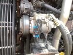 Engine with A/C Compressor