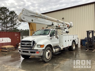 2013 Altec AA55 55 ft on 2013 Ford F750 4x2 Bucket Truck (Inoperable ...