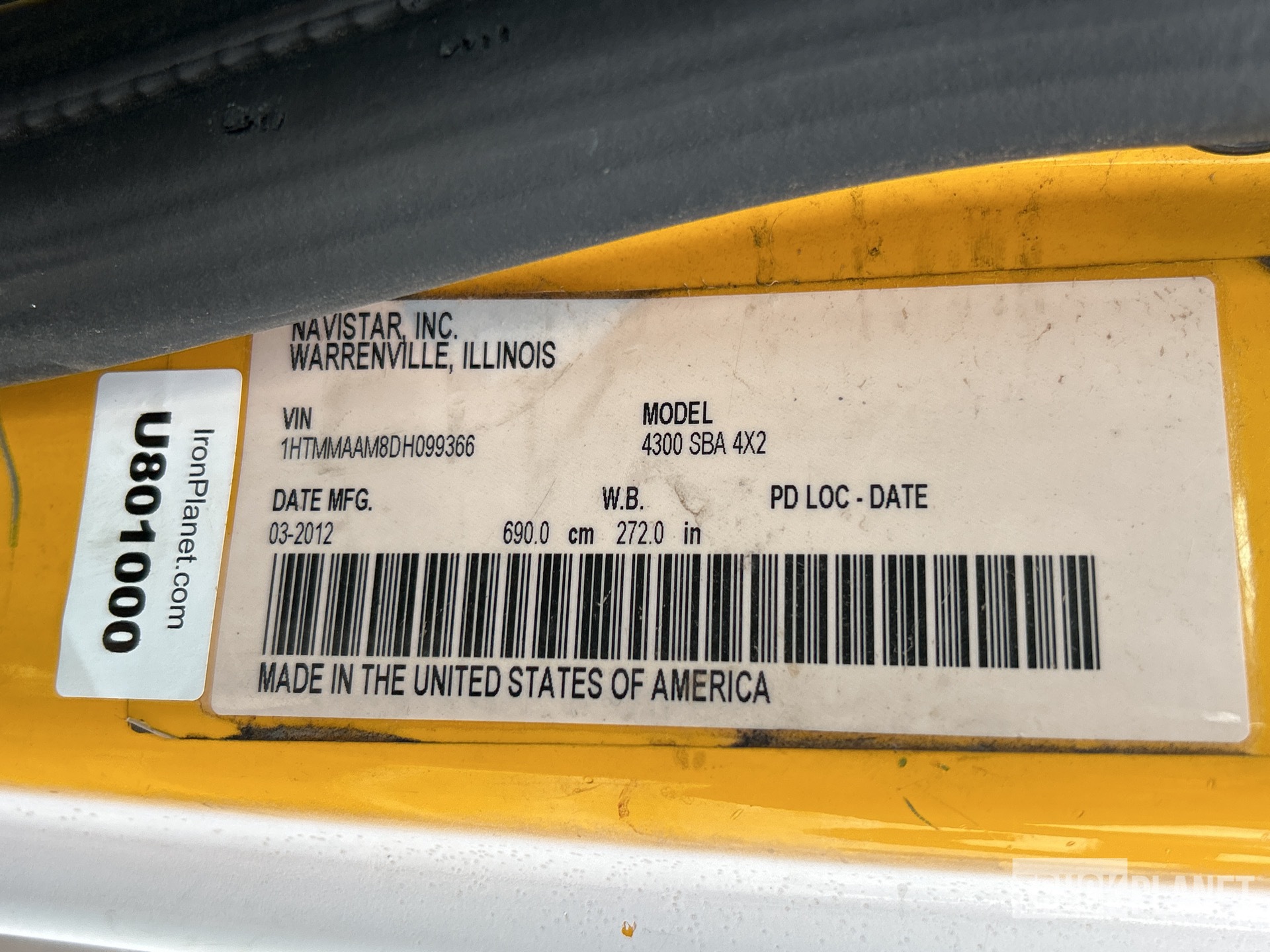 General Appearance with N.º de serie/VIN