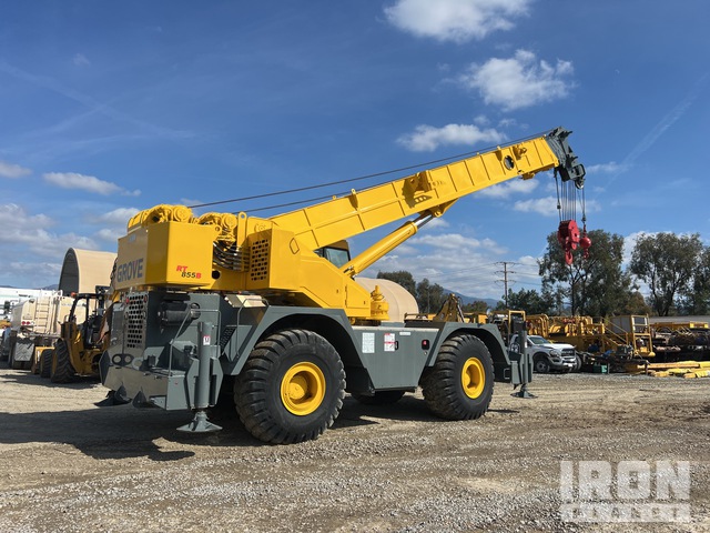 1998 Grove RT855B 110000 lb 4x4 Rough Terrain Crane in Lake Forest ...