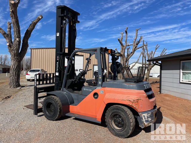 2019 (unverified) Toyota 8FD70U 13000 lb Pneumatic Tire Forklift in ...