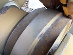 Undercarriage with Left Rear Idler
