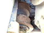 Undercarriage with Left Carrier Rollers
