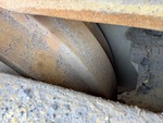Undercarriage with Left Front Idler