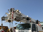 Crane Superstructure with Main Boom Sections