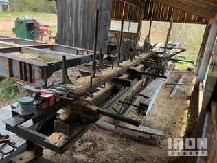 Vintage PTO Driven Stationary Sawmill in Lower Coverdale, New Brunswick ...