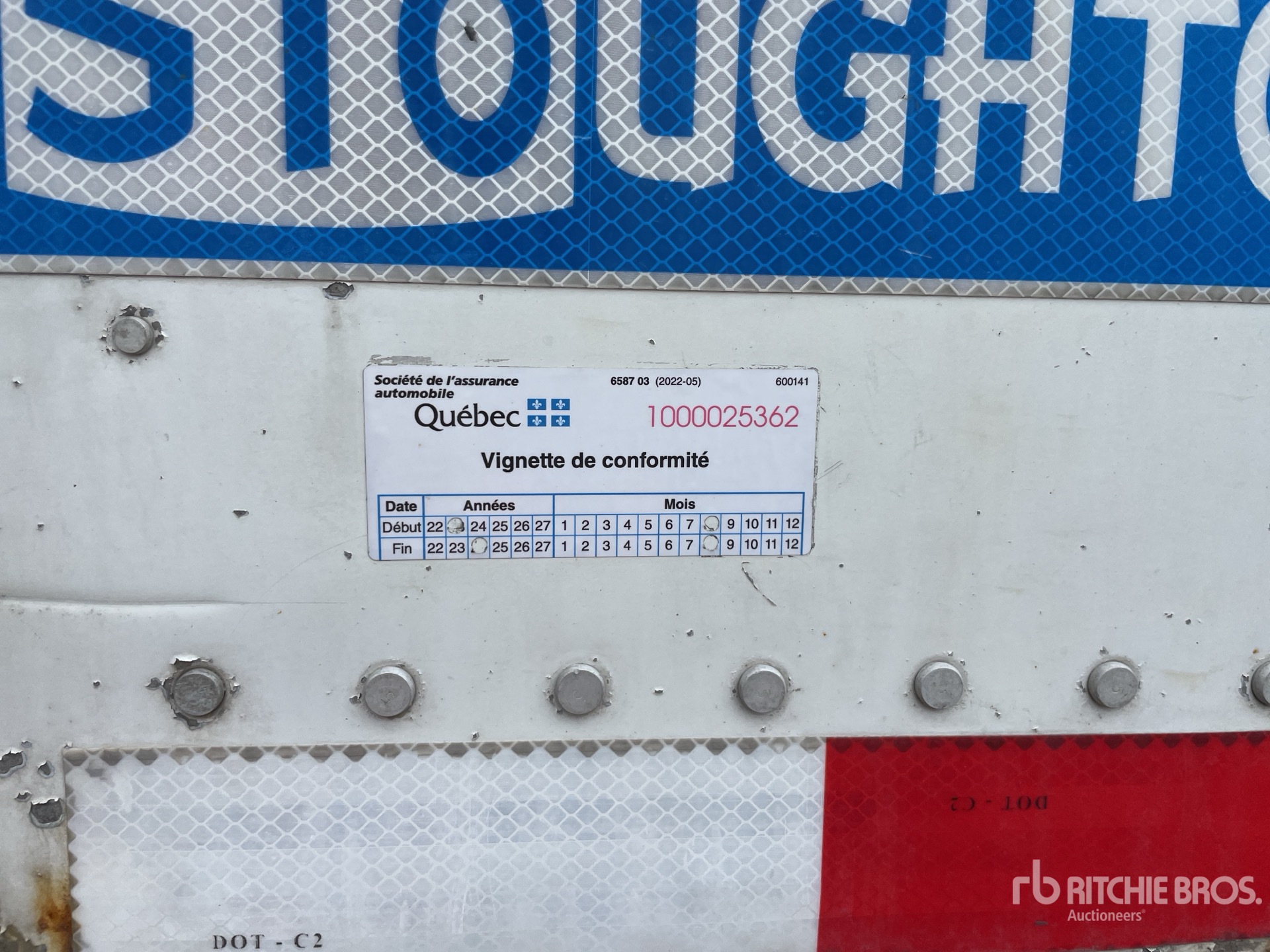 2010 Stoughton 53 ft x 102 in T/A