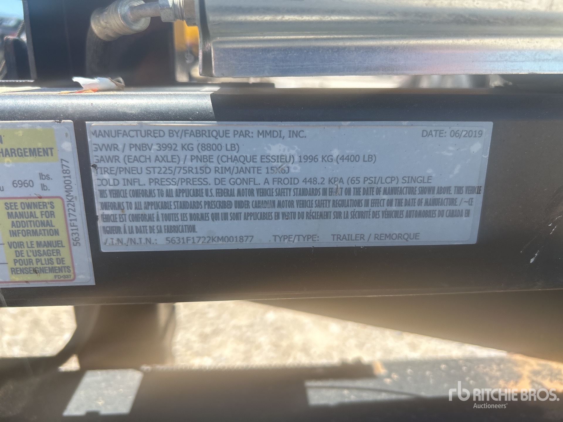 Aspect général with Numéro de série/Numéro d'identification du véhicule automobile