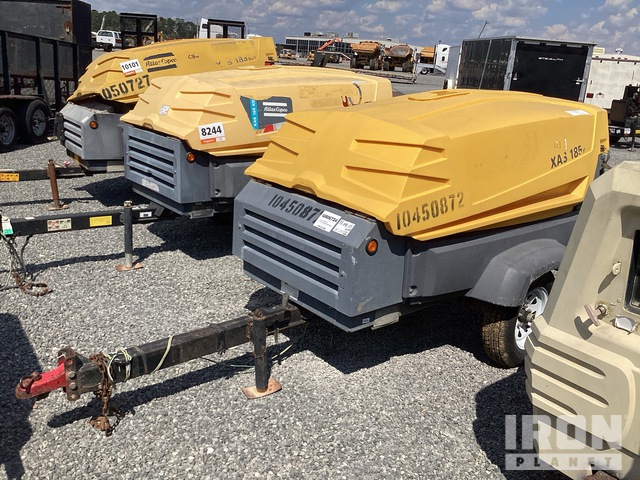2016 (unverified) Atlas Copco XAS185 185 cfm Mobile Air Compressor in ...