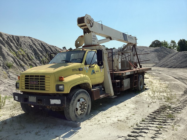 National 500C 30000 lb Articulated Boom on 1998 GMC 7500 4x2 Boom Truck National 500C 30000 lb Articulated Boom on 1998 GMC 7500 4x2 Boom Truck