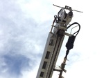 Boom with Escalera de la bandeja de cables