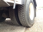 Underbody with Left Rear Drive Tires