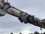Boom with Escalera de la bandeja de cables
