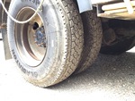 Underbody with Right Rear Drive Tires