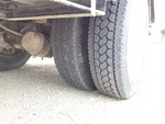 Underbody with Left Rear Drive Tires