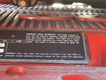 MN269509 - 2021 International LT625: Emission Label