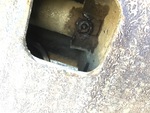 Undercarriage with Left Track Tensioner
