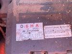 Engine with Engine Serial Number