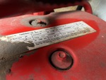 Motor with Emission Label