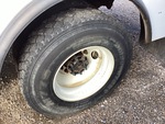 Underbody with Left Front Drive Tires