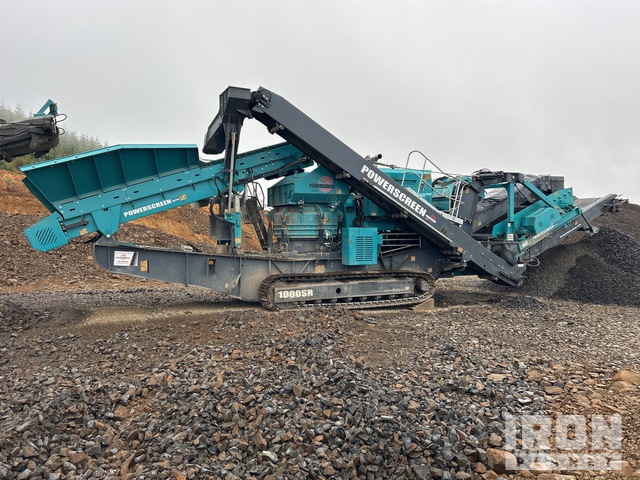 2022 Terex Pegson SR1000 Tracked Cone Crushing Plant in