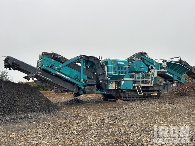 2022 Terex Pegson SR1000 Tracked Cone Crushing Plant in