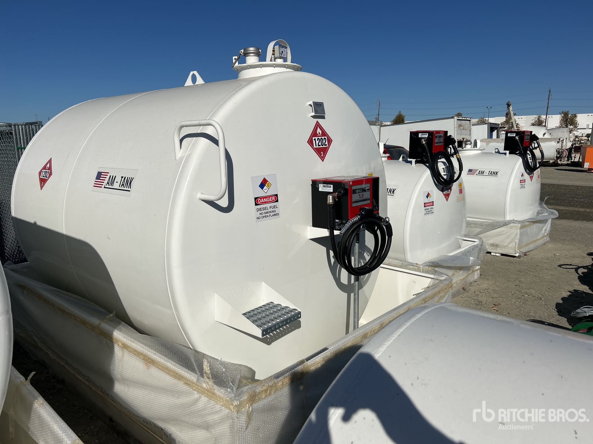 2024 AMTank 2376 gal Skid Mounted Steel Diesel Fuel Tank (Unused