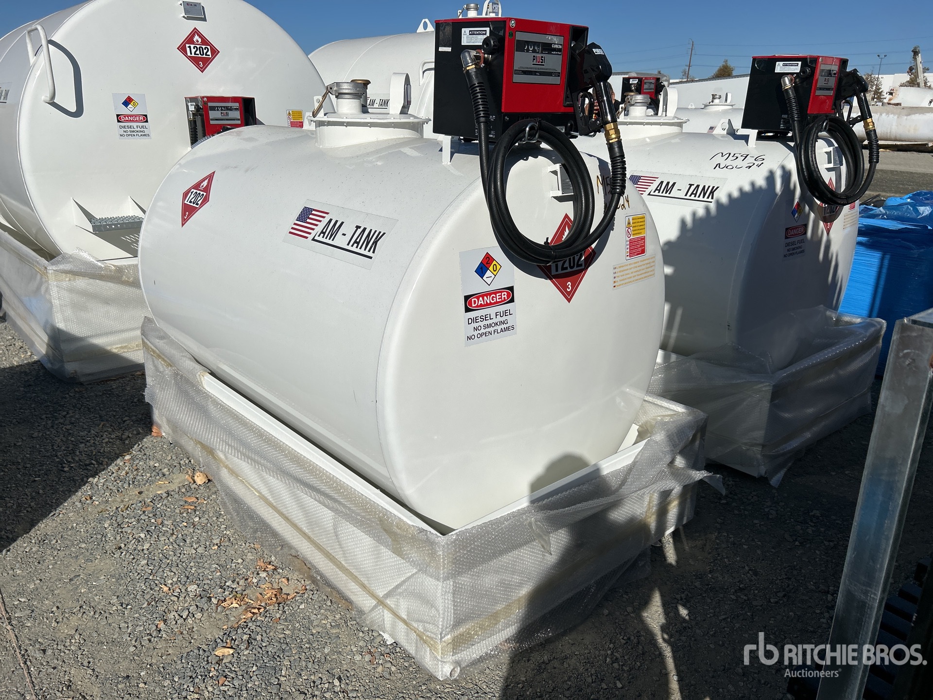 2024 AMTank 655 gal Skid Mounted Steel Diesel Fuel Tank (Unused