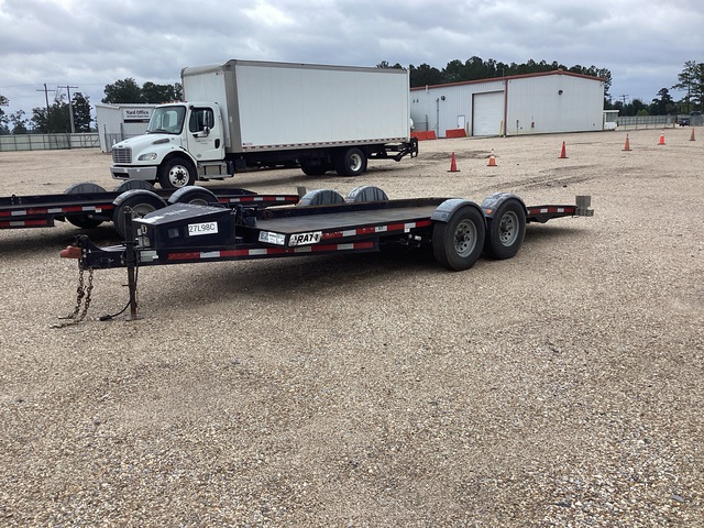 2019 Pratt EZ-1980 7000 lb 19 ft T/A Tilt Deck Trailer