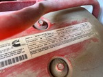 Motor with Emission Label