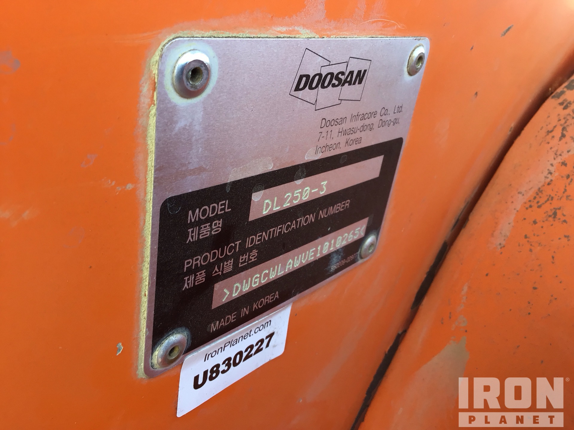 2014 Doosan DL250-3