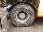 Underbody with Left Front Drive Tires