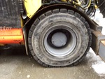 Underbody with Right Front Drive Tires