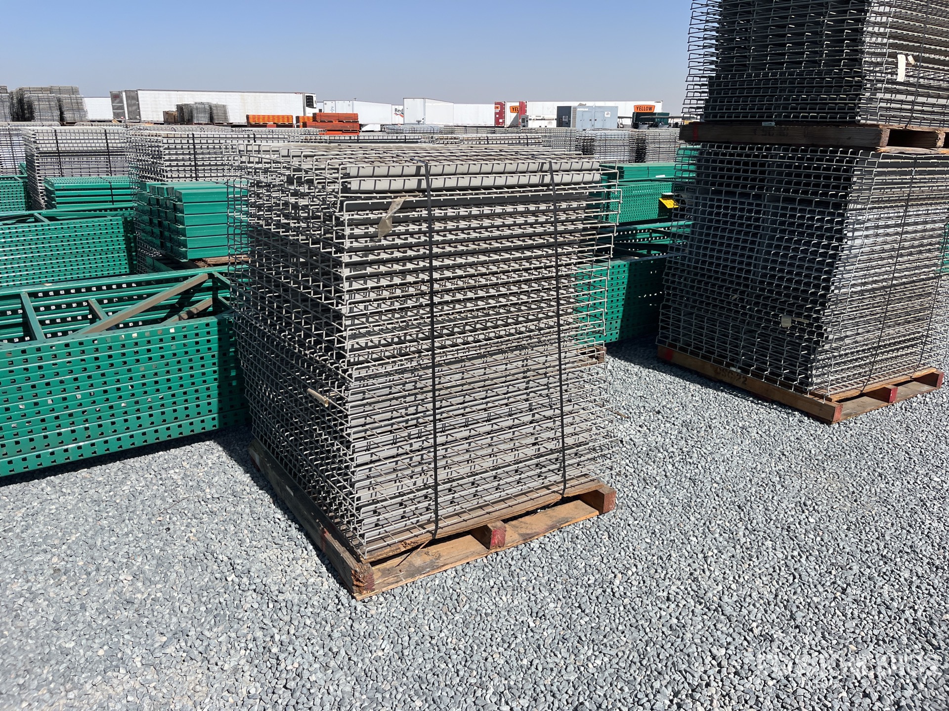 Quantity of 12 ft x 44 in x 24 ft Pallet Racking Ritchie Bros