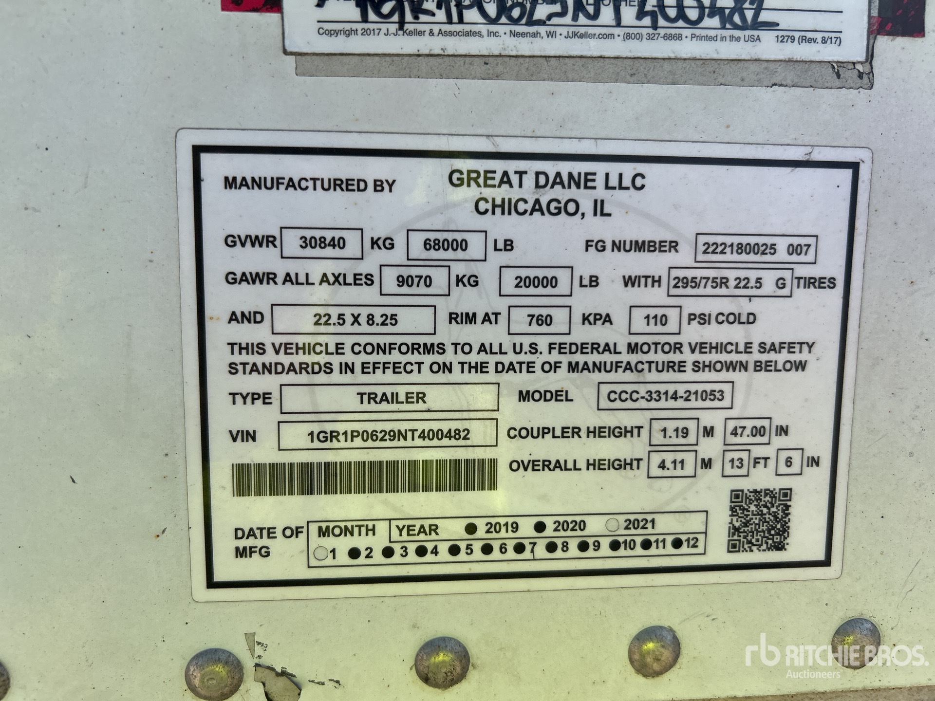 2022 Great Dane CCC-3314-21053