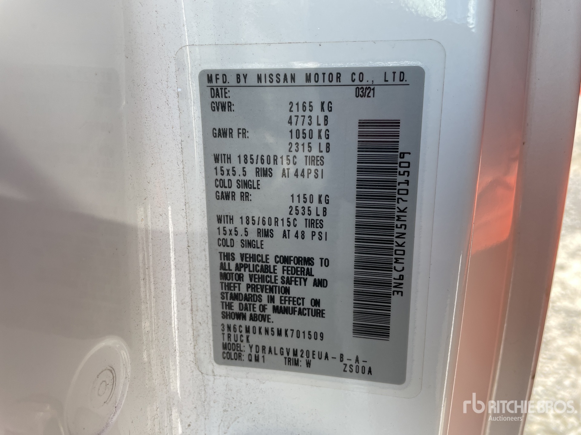 2021 Nissan NV200
